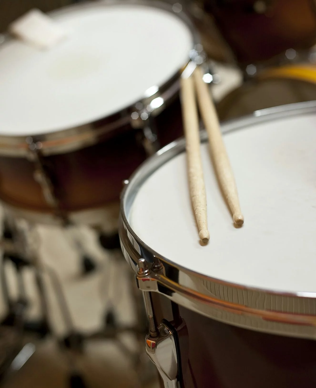 Drum and drumsticks
